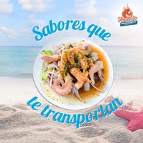 Platillo de mariscos El Agasajo